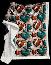 Load image into Gallery viewer, Cow Hide Hearts XL Adult Size