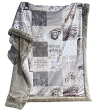 Load image into Gallery viewer, Extra Luxe Coconut Bunny + Christian Faux Quilt XL Adult Size