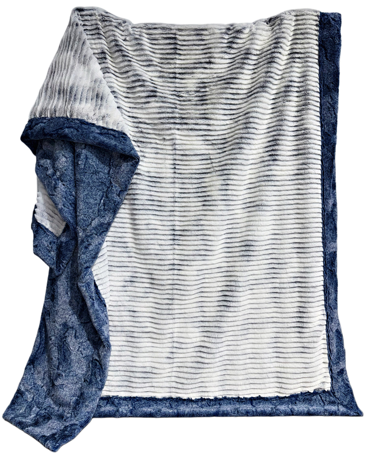 Extra Luxe Navy Prism Oceana + Electric Heather Hide XL Adult Size