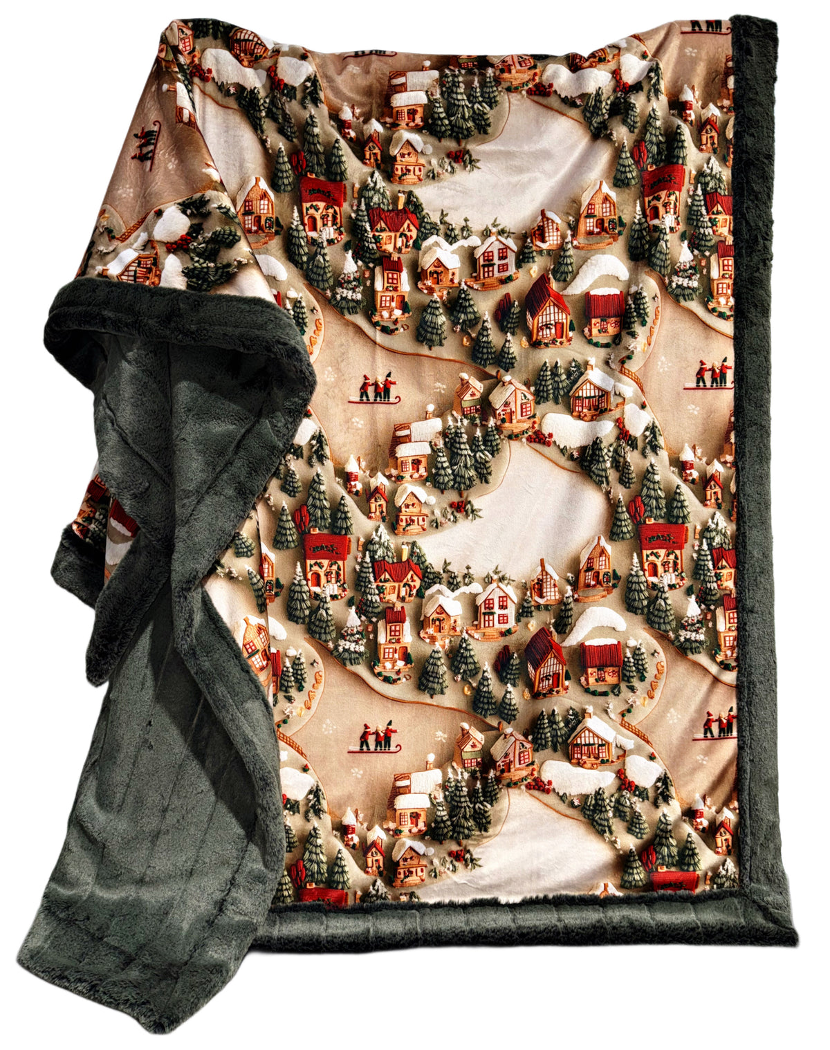 Extra Luxe Iced Sydney Pine + Cozy Village XL Adult Size