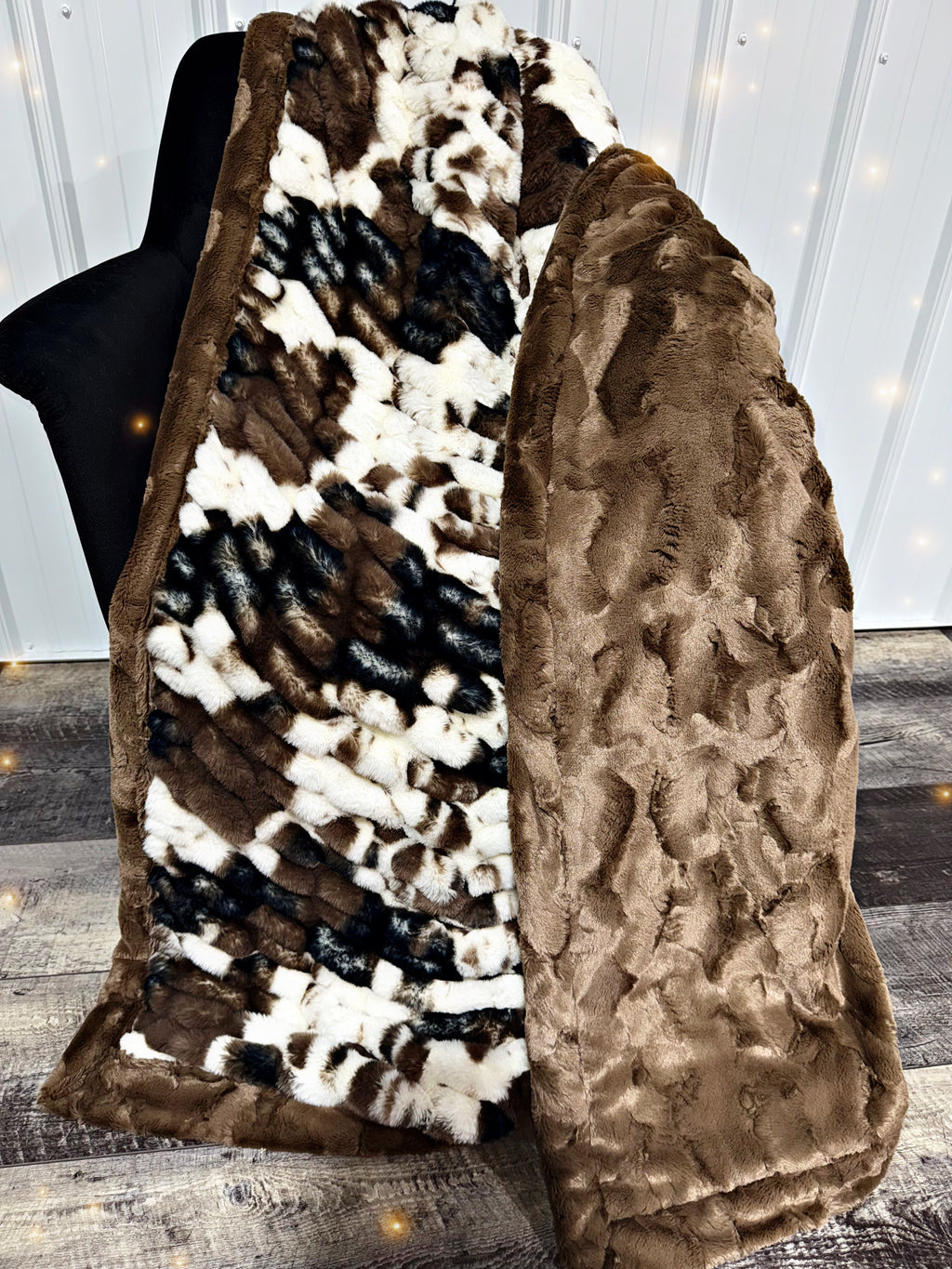 Extra Luxe MUDPIE Milan Pony + Truffle Hide XL Adult Size
