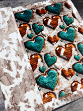 Load image into Gallery viewer, Cow Hearts XL Crib Size
