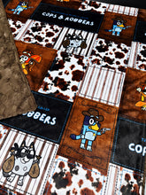 Load image into Gallery viewer, Cops + Robbers Throw Size