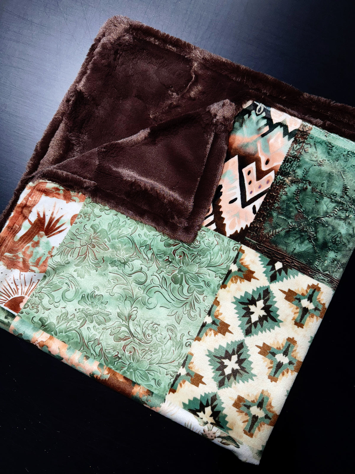 Western Scroll Lovey Size