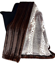 Load image into Gallery viewer, Double Extra Luxe Alaskan Truffle Bunny + French Roast Vienna Throw Size
