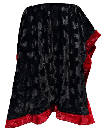 Black Hearts XL Crib Size