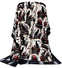 Load image into Gallery viewer, Black Cats, Roses, + Books XL Adult Size