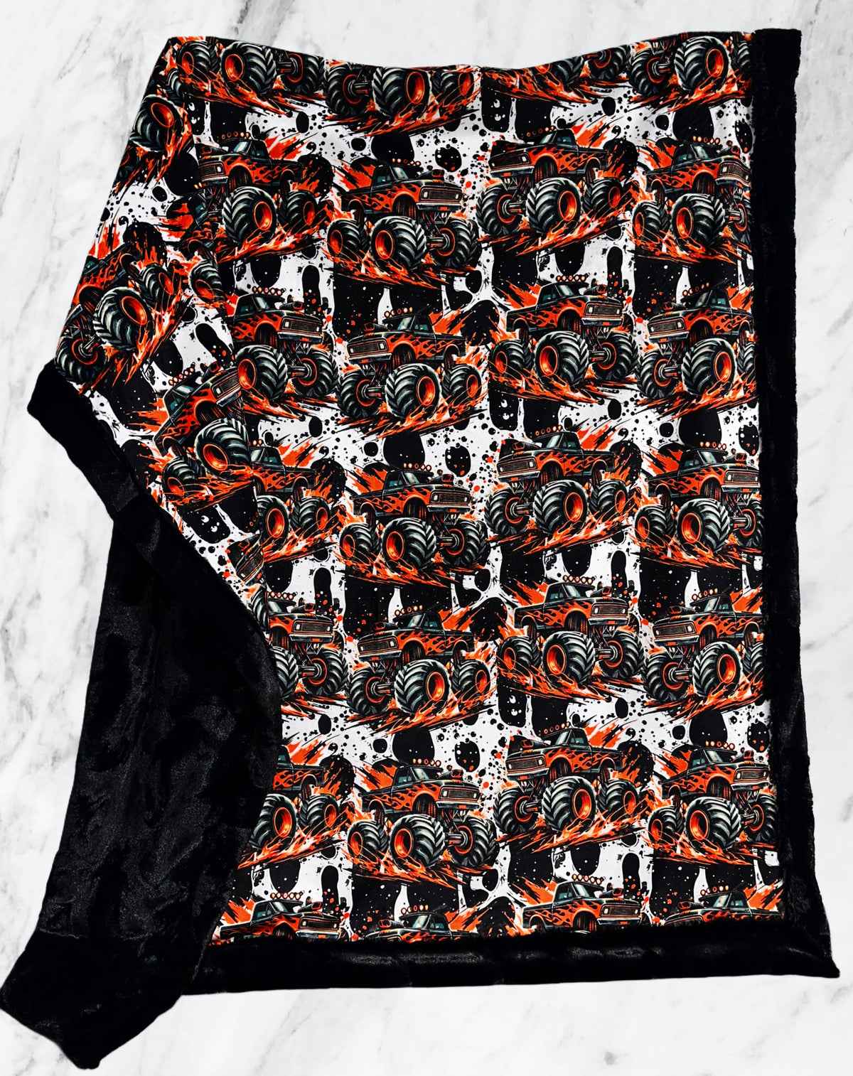 Orange Monster Truck Adult Size