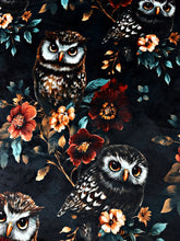 Load image into Gallery viewer, Floral Forest Owls XL Adult Size