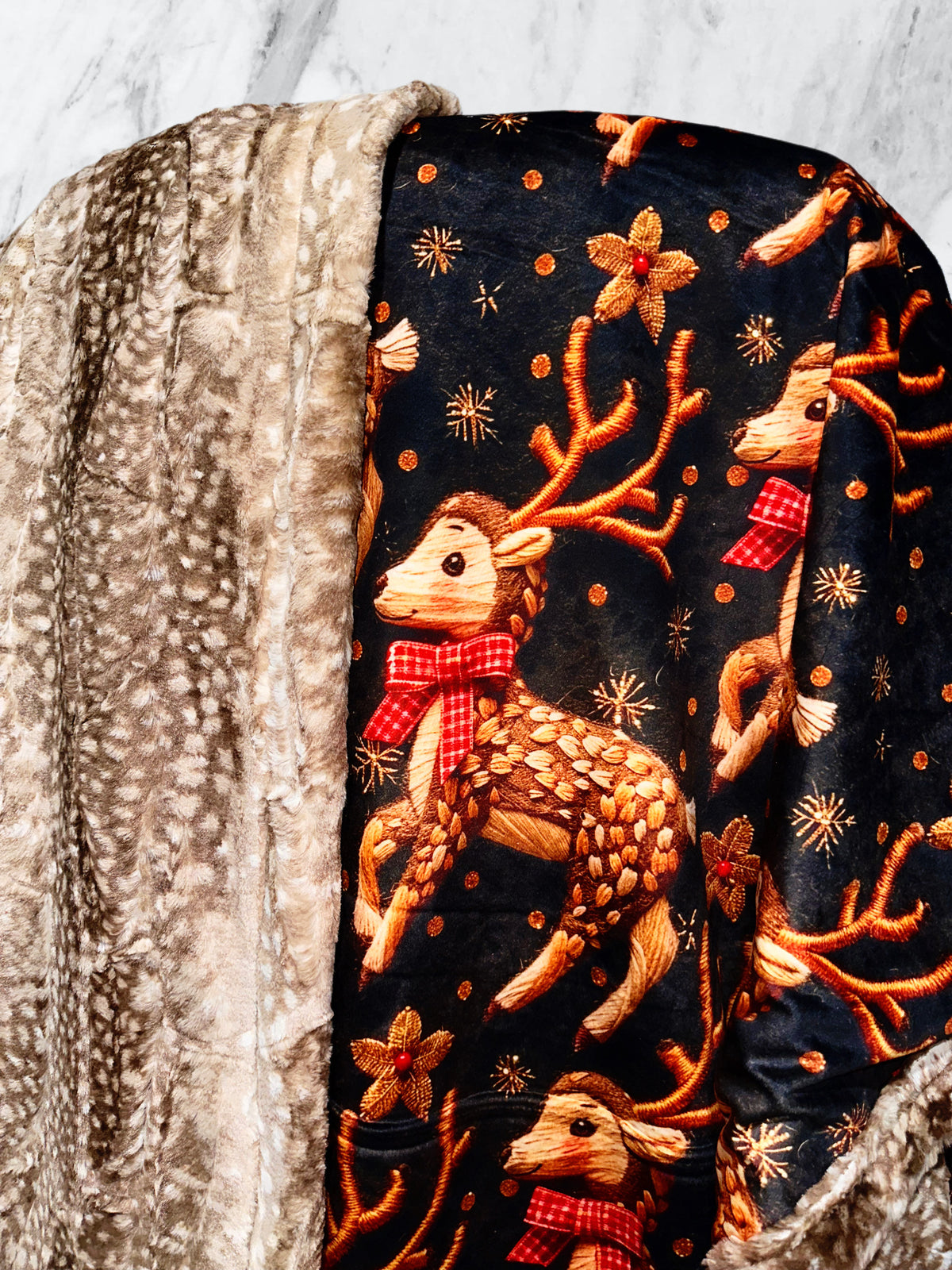Wood Yarn Reindeer XL Adult Size