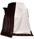 Double Extra Luxe Cuddle Natural Bunny Lush + French Roast Vienna XL Adult Size