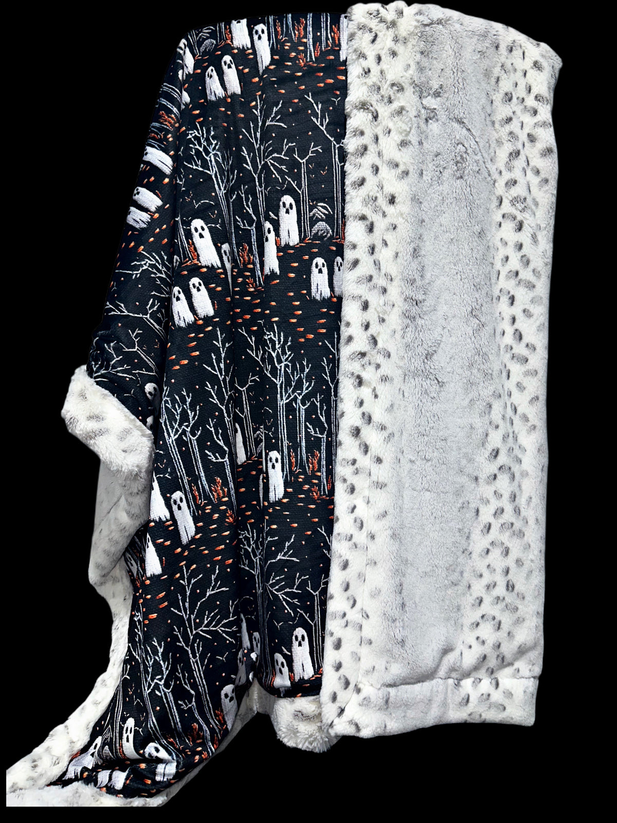 Extra Luxe Alaskan Dove Bunny Spooky Ghosts XL Adult Size