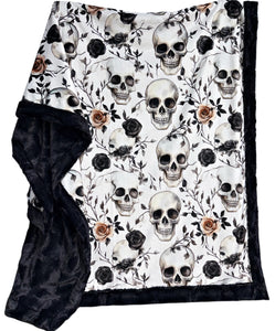 Floral Skulls XL Adult Size