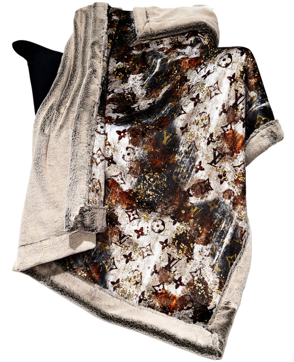 Extra Luxe Designer + Chocolate Almond Frosted Baby Seal XL Adult Size
