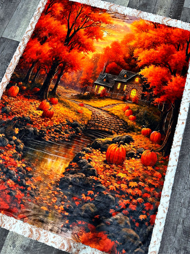 Kinkade Inspired Fall Adult Size