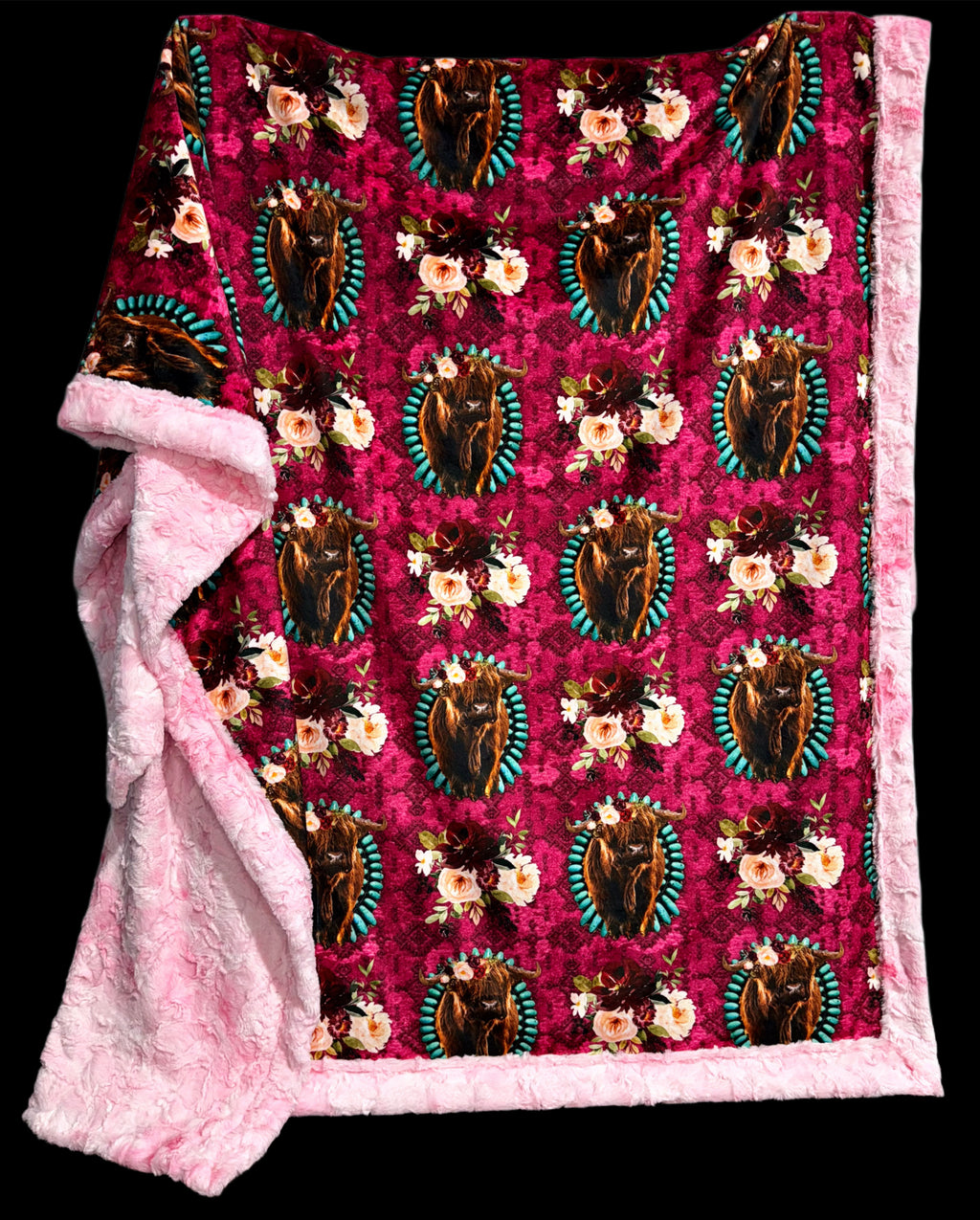 Pretty Western Highland Cows XL Adult Size