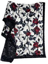 Load image into Gallery viewer, Vintage Red Roses + Black Poppy Xl Adult