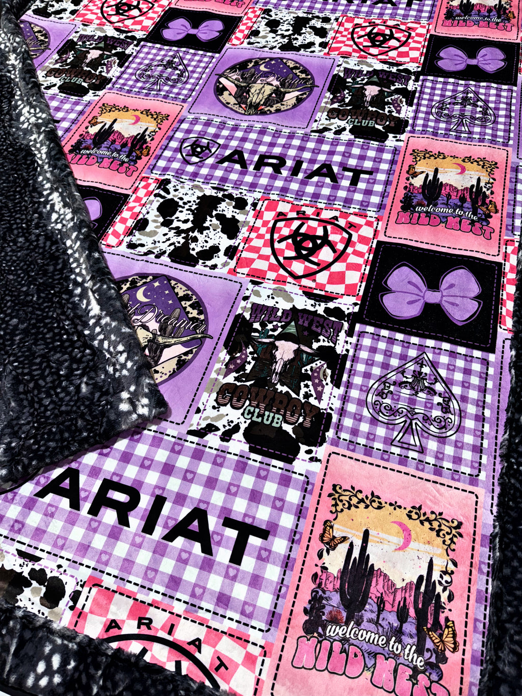 Purple Pink Western Adult Size