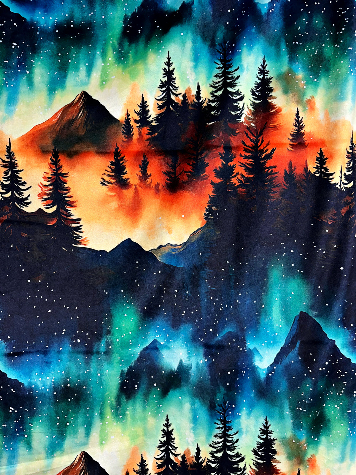 Aurora Forest Mountains XL Adult Size