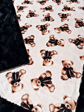 Load image into Gallery viewer, Velvet Teddy Throw Size