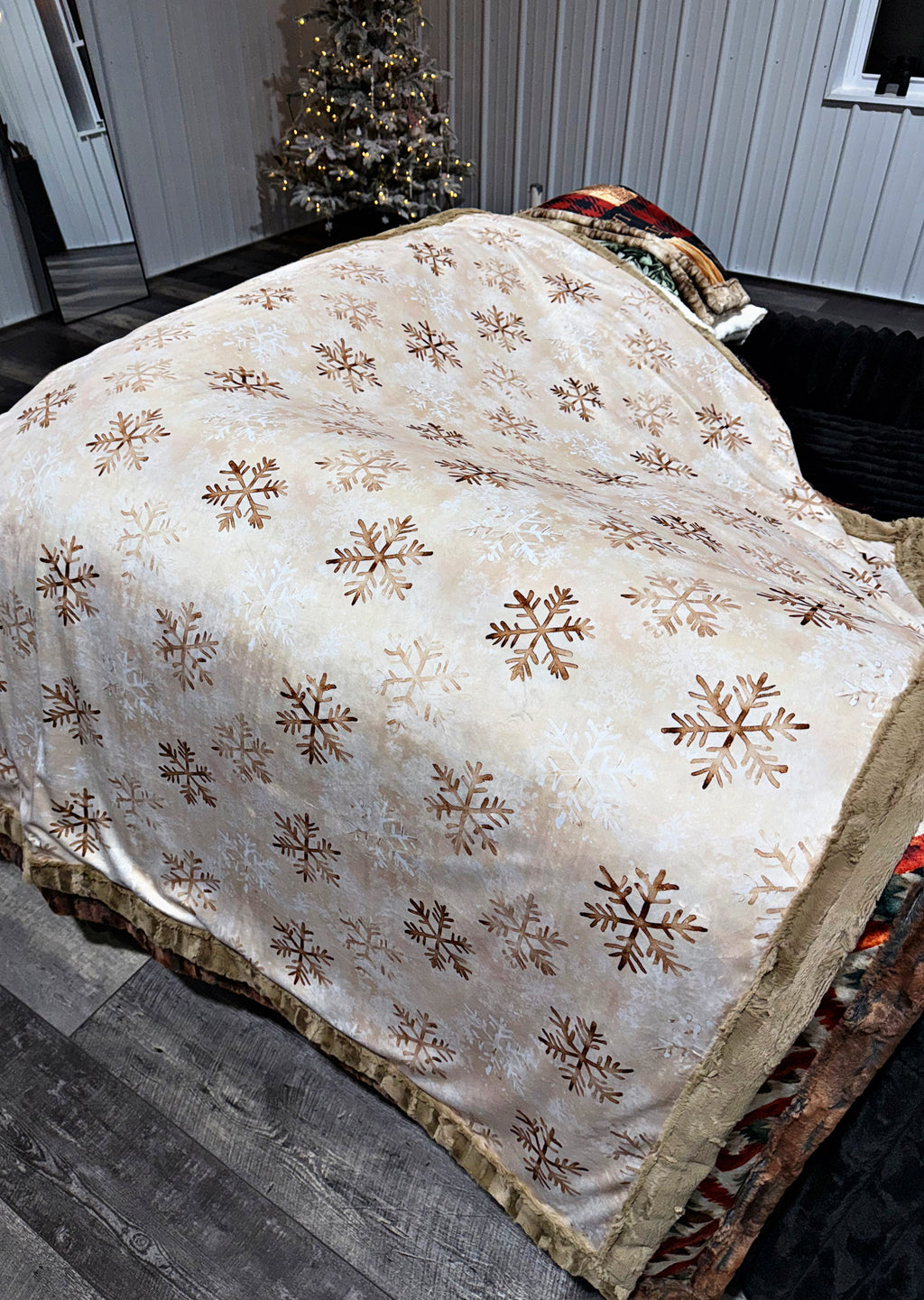 Golden Snowflakes XL Adult Size