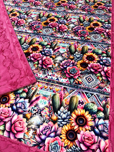 Pretty Western Florals XL Adult Size