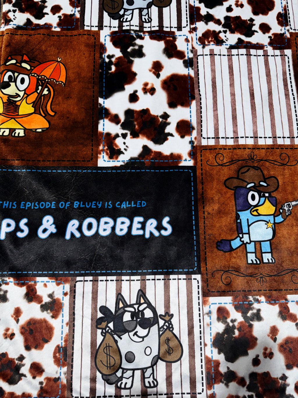 Cops + Robbers Throw Size
