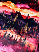 Load image into Gallery viewer, Golden Wine Mountains XL Adult Size