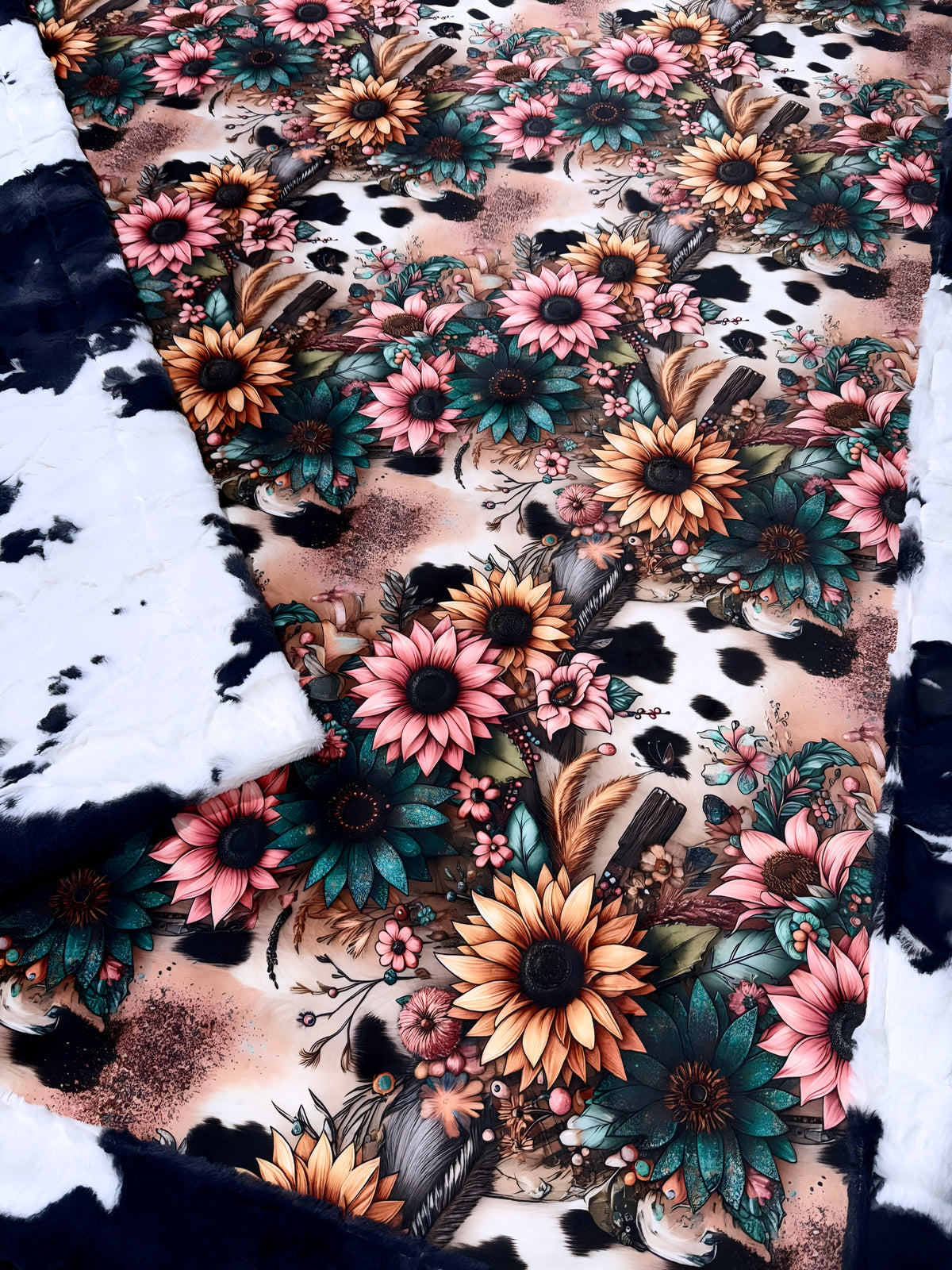 Colorful Sunflowers XL Crib Size