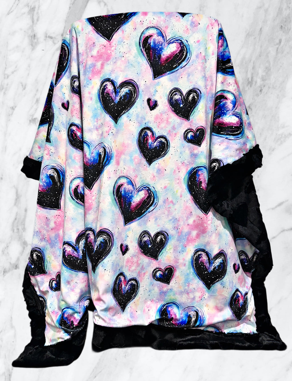 Black Hearts XL Adult Size