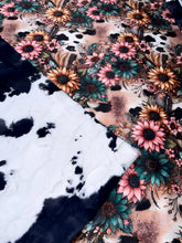 Load image into Gallery viewer, Colorful Sunflowers XL Crib Size