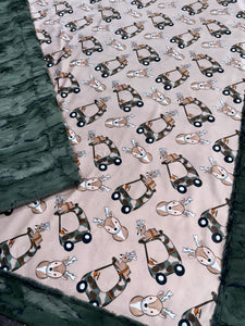 Hunting Buddy Throw Size