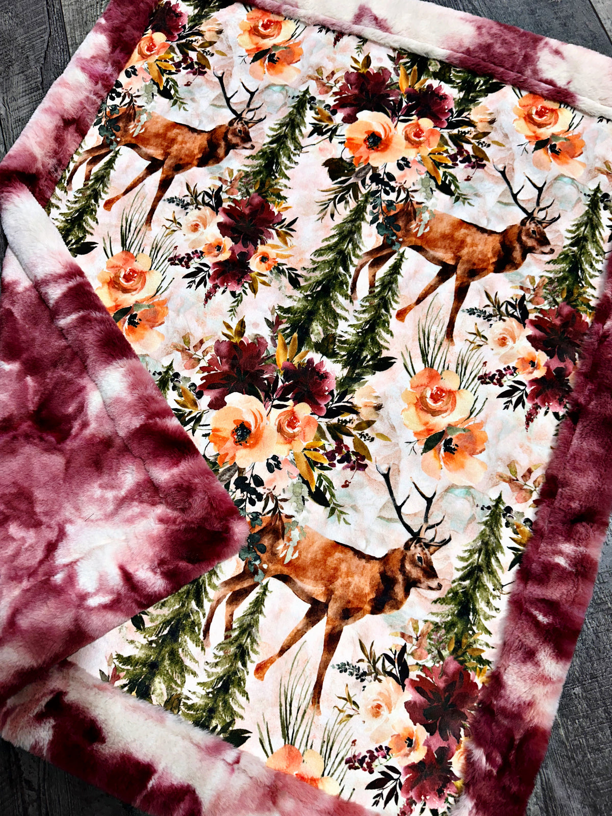 Extra Luxe Floral Stag Baby Size