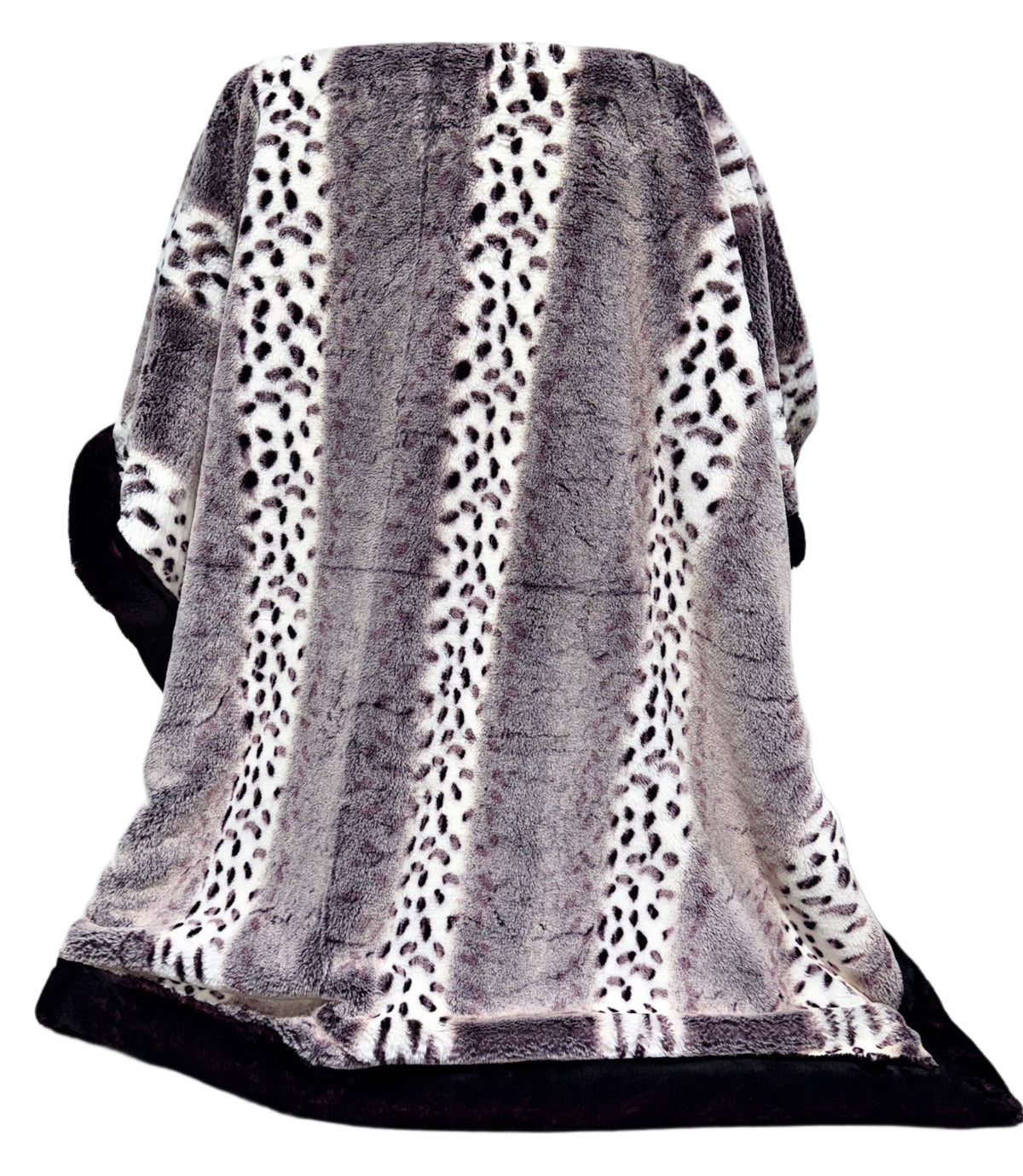 Extra Luxe Baby Seal Plum Velvet + Alaskan Bunny Berry XL Adult Size