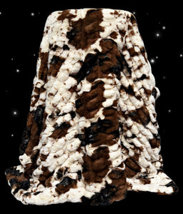 Extra Extra Luxe Ivory Brown Pony Milan Adult Size