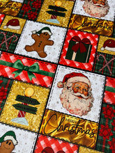 Load image into Gallery viewer, Merry Christmas Faux Quilt XL Adult Size