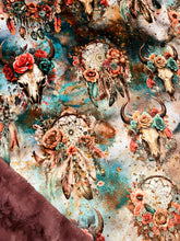 Load image into Gallery viewer, Floral Boho Dreamcatcher Skulls XL Adult Size