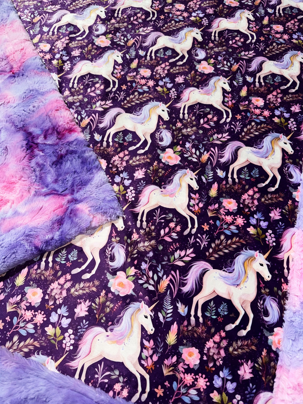 Pretty Unicorns XL Crib Size