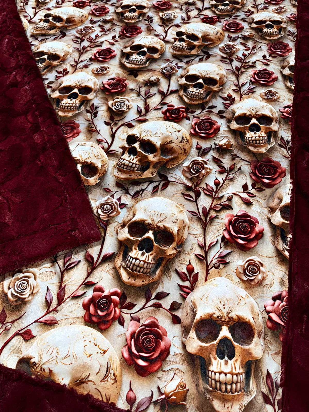 Rosewine Skulls XL Adult Size