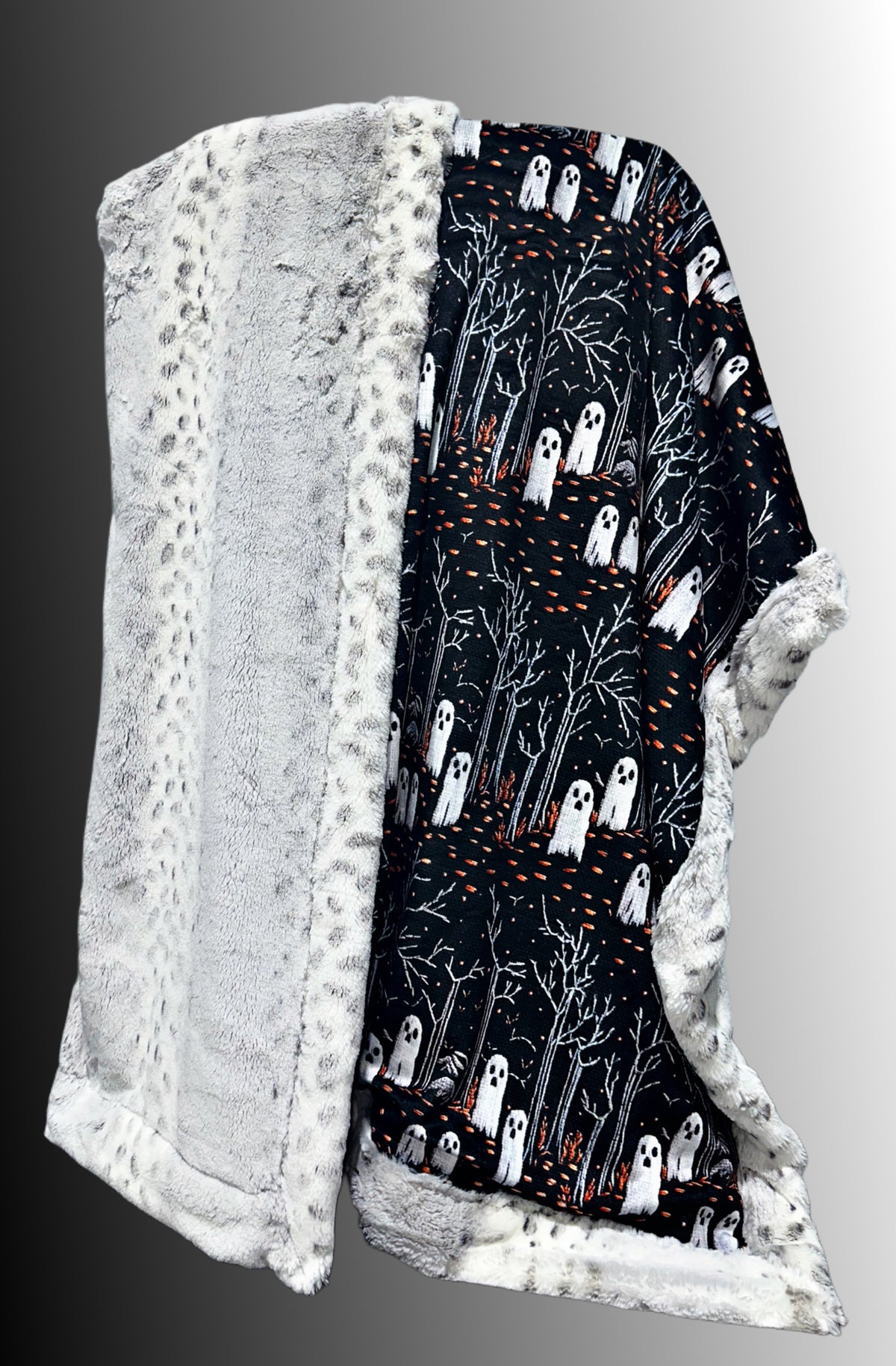 Extra Luxe Alaskan Dove Bunny Spooky Ghosts XL Adult Size