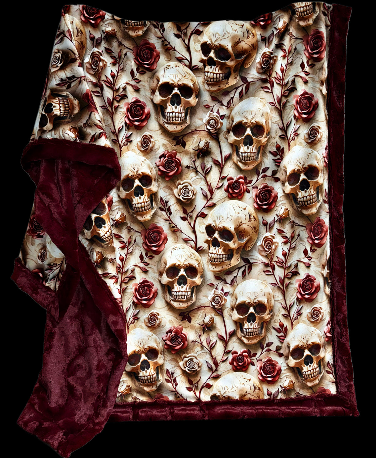 Rosewine Skulls XL Adult Size