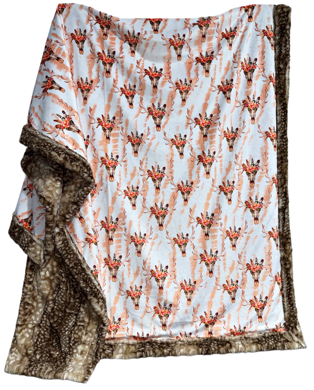 Floral Boho Skulls XL Adult Size