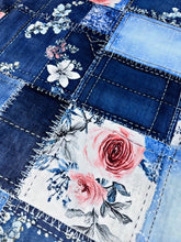 Load image into Gallery viewer, Floral Denim XL Adult Size