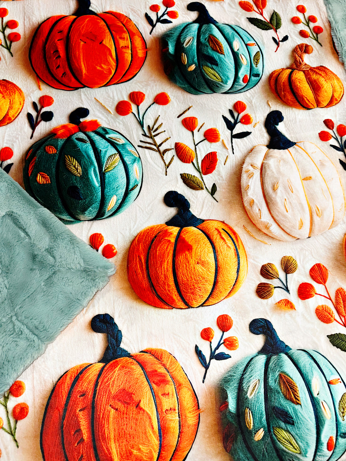 Wooly Pumpkins Adult Size