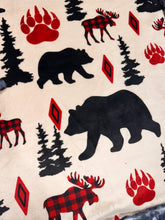 Load image into Gallery viewer, Plaid Moose + Black Bear XL Adult Size