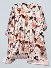 Load image into Gallery viewer, Gorgeous Floral Cows XL Adult Size