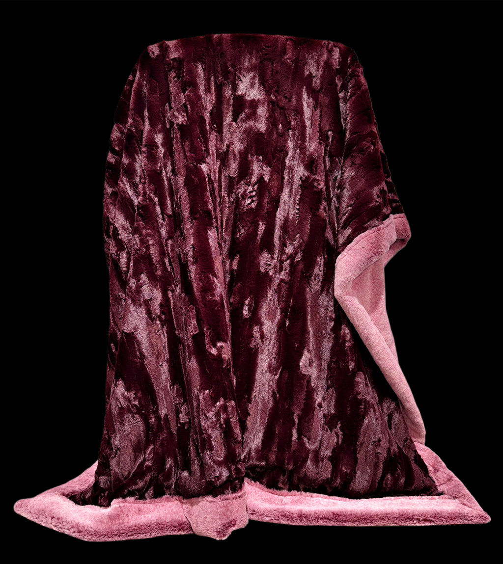 Extra Luxe Wine Baby Seal + Black Cherry Willow XL Adult Size