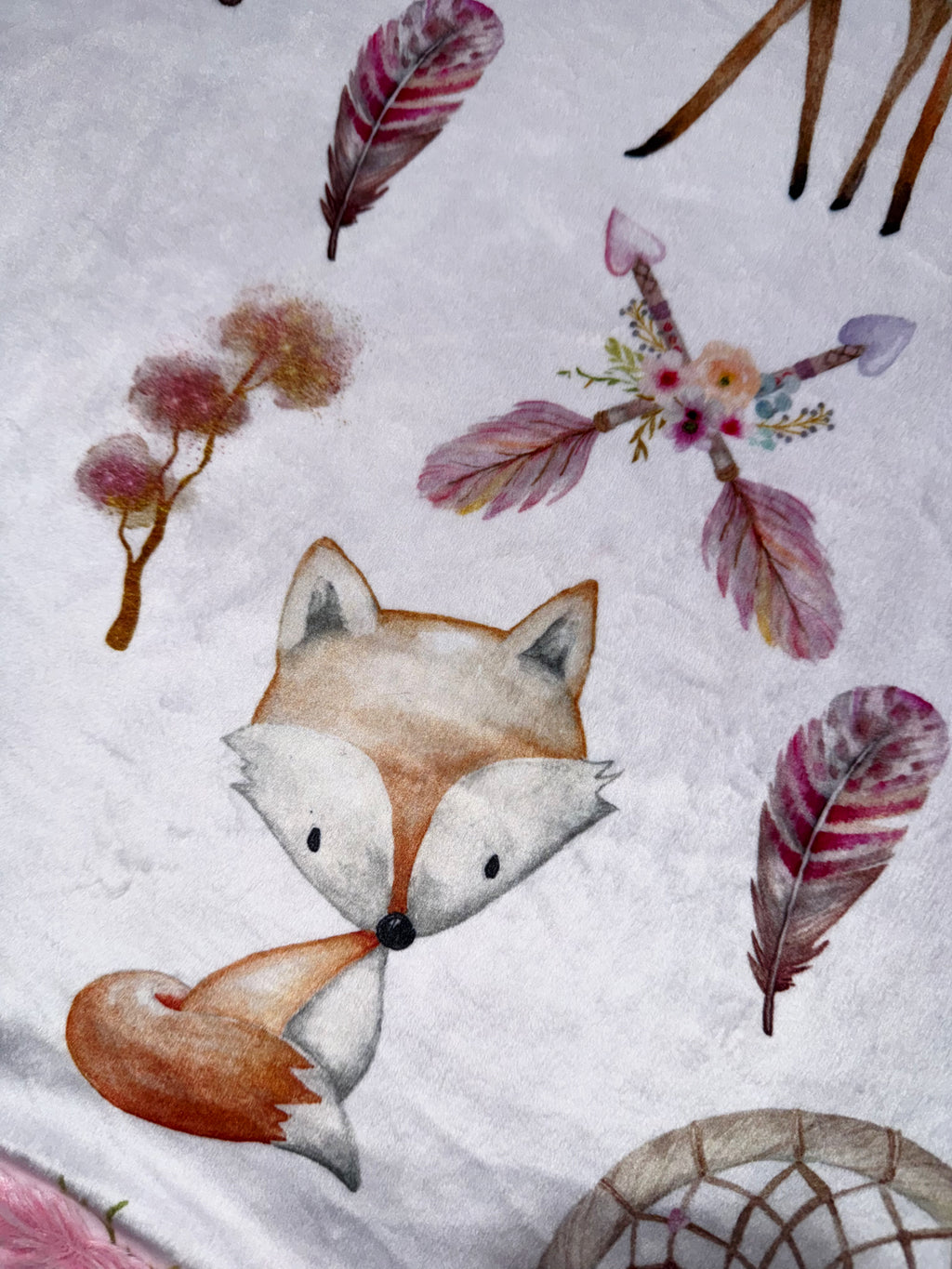 Woodland Princess Throw Size