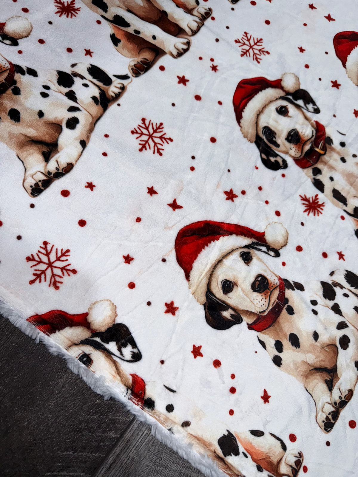 Christmas Pups XL Crib Size