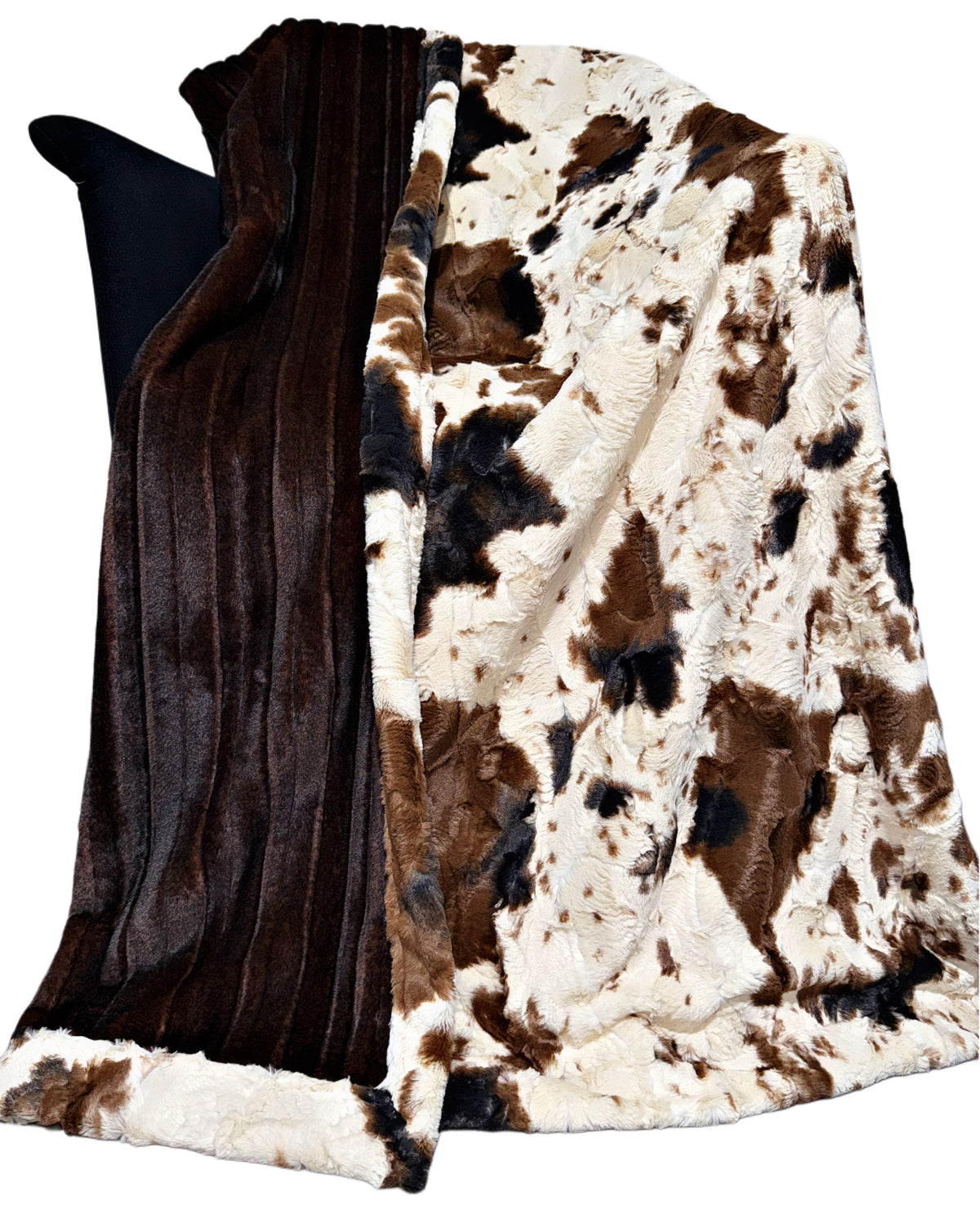 Extra Luxe Glazed French Roast Vienna + Wild Pony Hide XL Adult Size